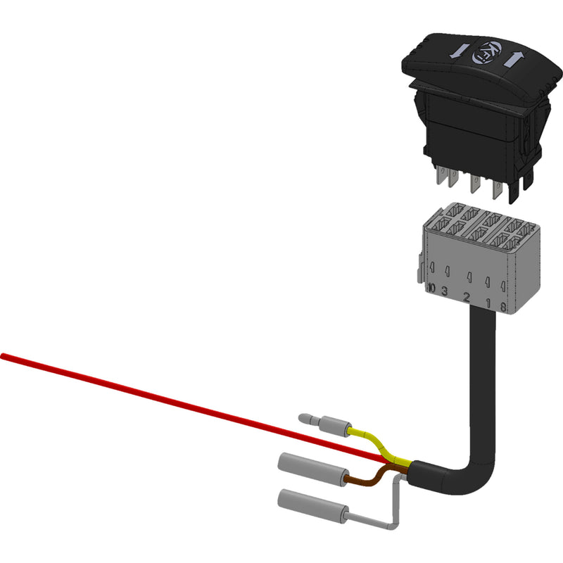 KFI PRODUCTS 4501-1298 ACT-BLDRS-K Actuator Backlit Dash Rocker Switch upgrade kit