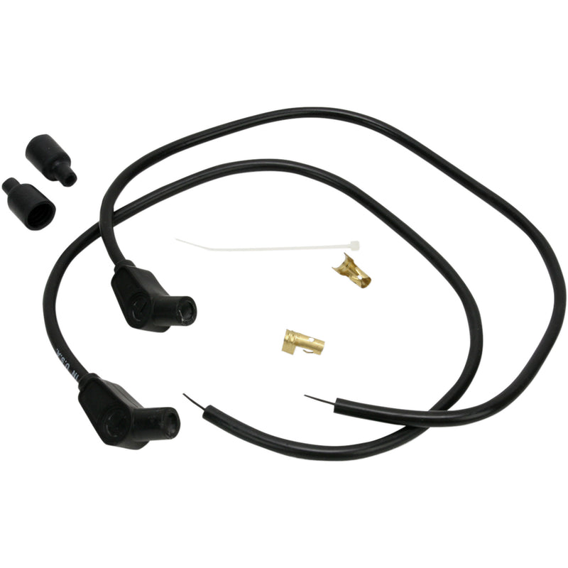 SUMAX DS-242358 76083 Universal Spark Plug Wire Kit Spark Plug Wire - 135° - Black - Universal