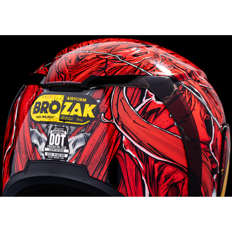 ICON 0101-14938 Airform™ Brozak MIPS® Helmet Airform™ Helmet - MIPS® - Brozak - Red - Small