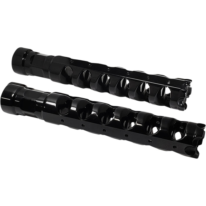 ACCUTRONIX 1620-2159 PF121-AKB Footpegs muzzle break  - rigid mount - black