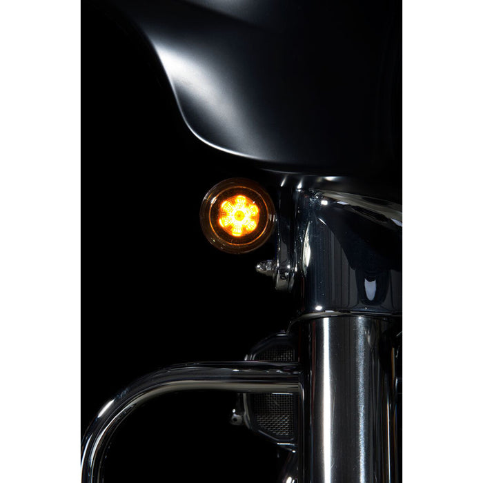 CUSTOM DYNAMICS 2020-1602 PB-AW-JAE ProBEAM® Amber/White Dynamic Ringz™ - ProBEAM® Dynamic Ringz™ Turn Signals - JAE