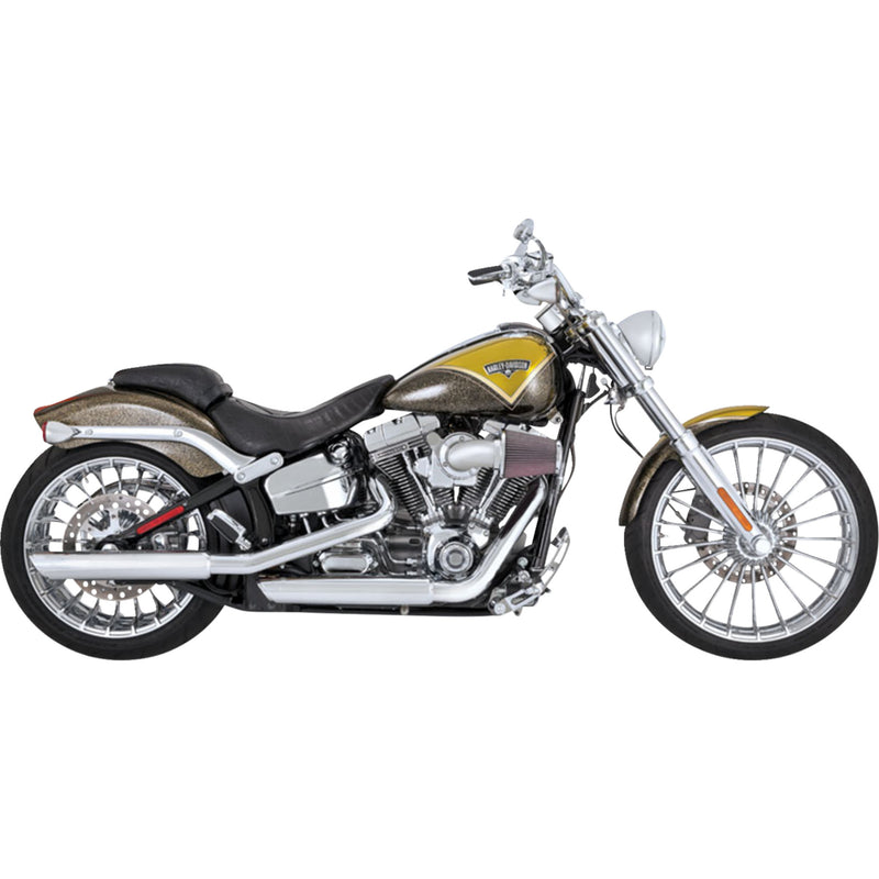 Vance & Hines Twin Slash Muffler - 16335 For Harley 2010-2017
