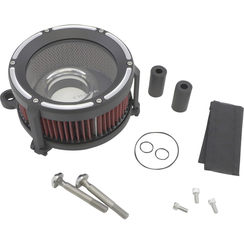 Trask Assault Charge Breather Air Cleaner - TM-1021RC For Harley Motorcycles 1999-2017