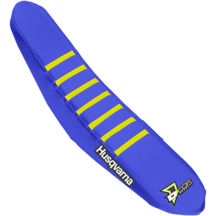 D'COR VISUALS 0821-3239 30-70-405 Seat Cover royal blue/yellow - tc/fc '15