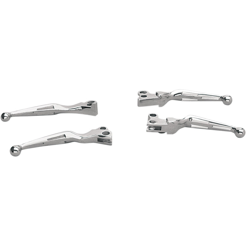 Drag Specialties Slotted Lever Set - DS-273138 For Harley Motorcycles 1982-1995