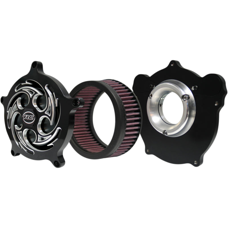 Rc Components Airstrike Savage Air Cleaner Kit - AC-01B-85E For Harley Touring 2008-2016