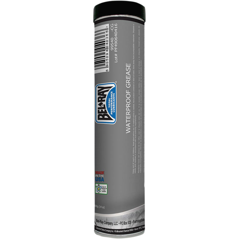 BEL-RAY 3607-0023 301293150235 Waterproof Grease 14 oz. net wt. - cartridge