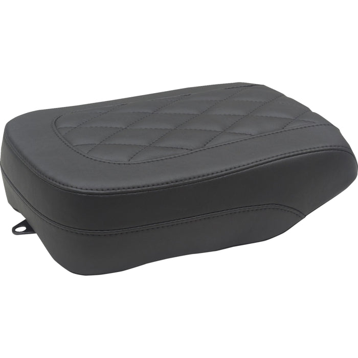 MUSTANG 0810-2388 76431 Squareback Passenger Seat Squareback Seat - Passenger - Black - Diamond Stitch - Vulcan S '15-'23