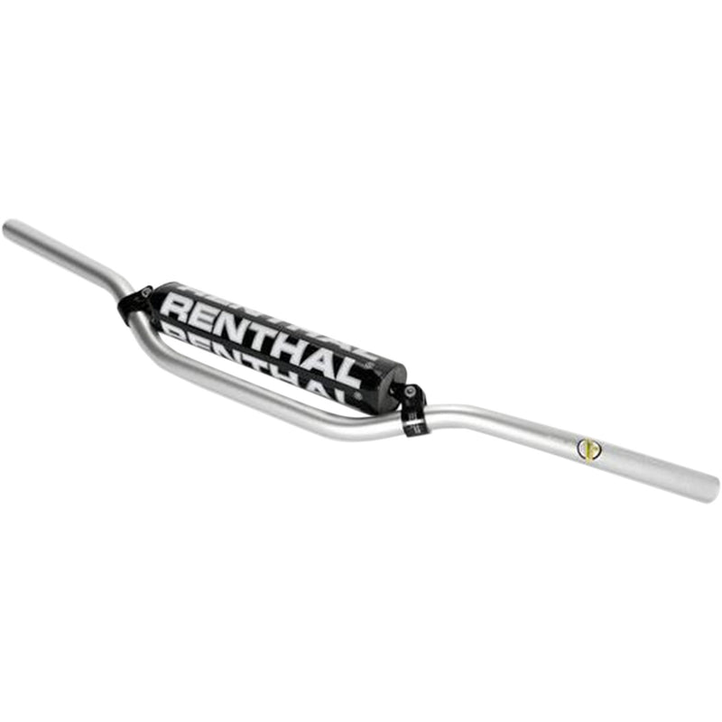 RENTHAL R790-02-SI 790-02-SI-01-185 7/8" Off-Road Handlebar — CR/Enduro/MX/Low/Moto Handlebar - 7/8" - 790 - CR Low - Silver