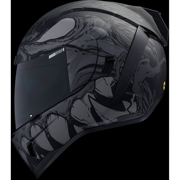 ICON 0101-17006 Airform™ Manik'RR MIPS® Helmet Airform™ Helmet - Manik'RR - MIPS® - Dark Black - Large