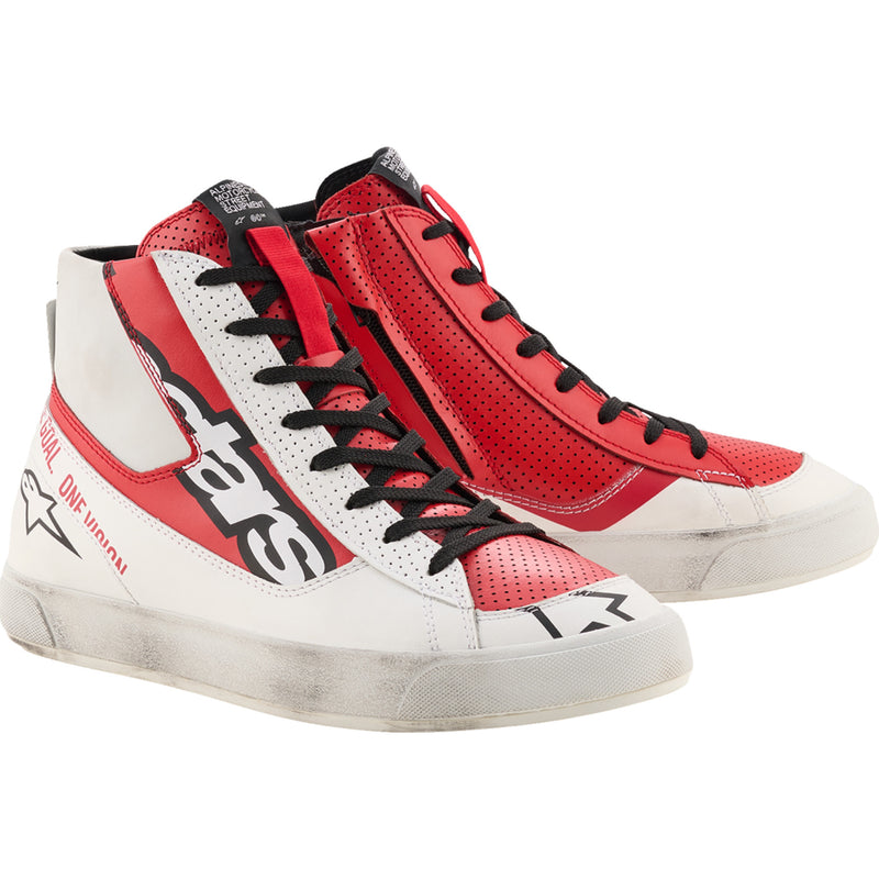 ALPINESTARS Stated Flair Shoes White/Bright - Red US