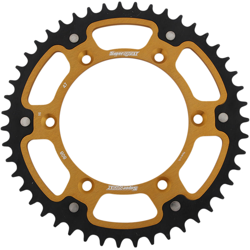 Supersprox Sprocket - RST-808-47-GLD Kawasaki KLX400R 2003