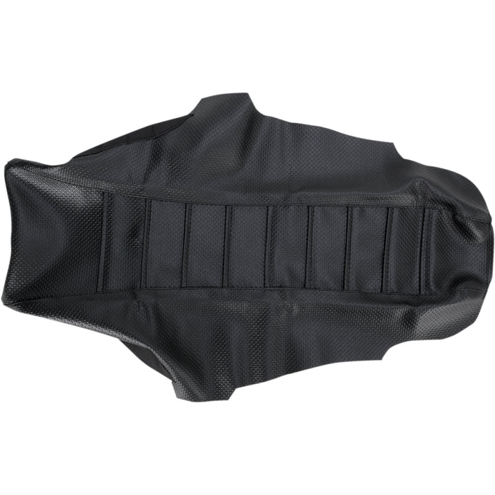 FLU DESIGNS INC. 0821-1772 35403 Team Issue 3-Panel Grip Seat Cover Panel Grip Seat Cover - Black - YZ 250/450F '14-'22