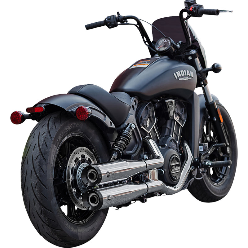 S&S Cycle Grand National Muffler - 4110-156 For Indian Scout 2015-2023
