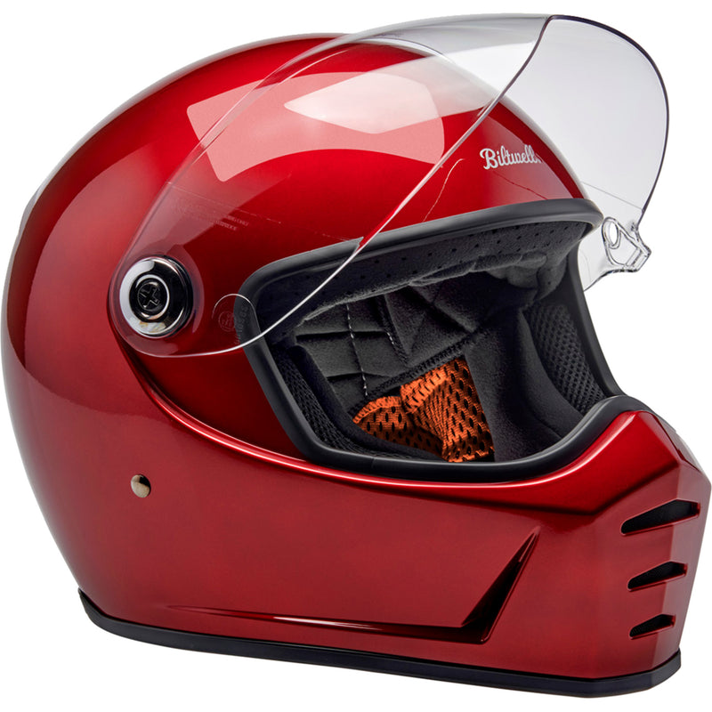 BILTWELL Lane Splitter 22.06 Helmet Metallic - Cherry Red