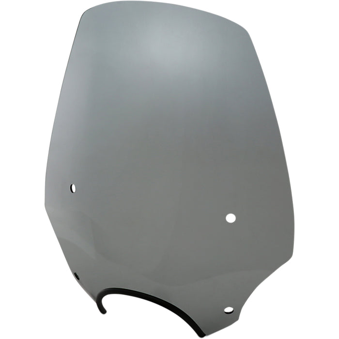MEMPHIS SHADES 2311-0069 MEP5223 El Paso Sportshield — 7" - El Paso Windshield - 19" - 7" Headlight Cutout - Black Smoke