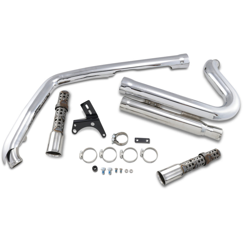 Cobra Speedster Short 2-Into-2 Exhaust System - 6709 For Harley Dyna 2006-2011