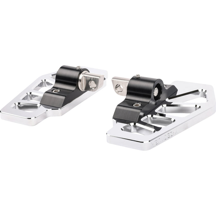 THRASHIN SUPPLY CO. 1621-1149 TSC-2217-3-D Apex Mini Floorboards - Chrome