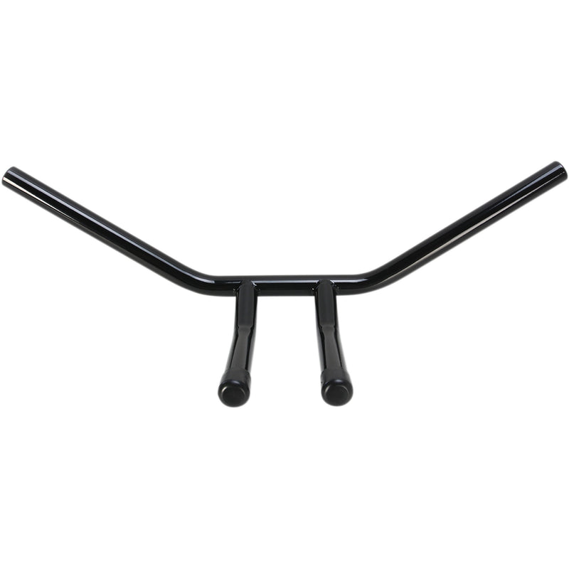 EMGO 0601-3312 07-93421B 1" T-Bar Handlebar Handlebar - T-Bar - 6" - Dimpled - Black