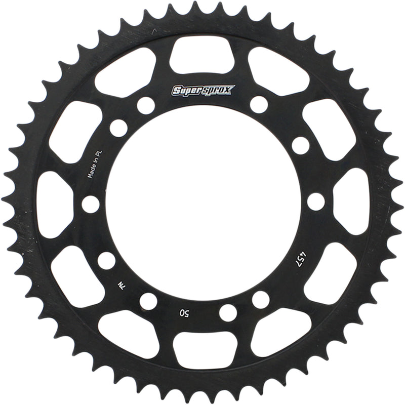 Supersprox Sprocket - RFE-457-50-BLK For Kawasaki KX 60 / KDX 80 1983-2003 | Suzuki RM 60 2003