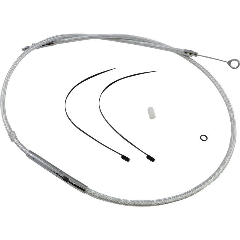 Magnum Shielding High-Efficiency Braided Sterling Chromite II® Clutch Cable /16" - 322110HE For Harley Touring 2007