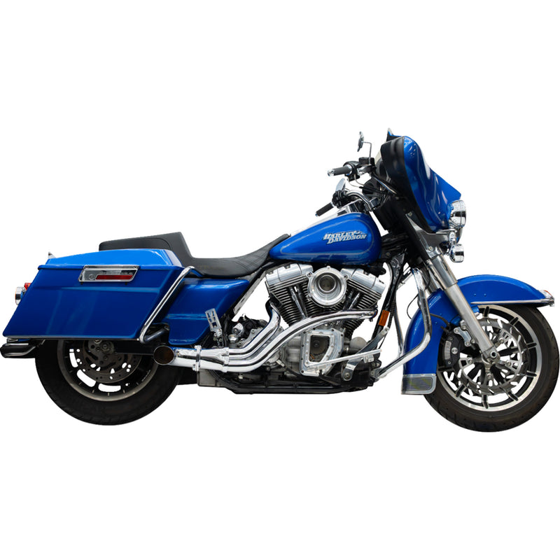 Trask BMF 2-Into-1 Exhaust System - TM-5745CH For Harley Touring 2000-2016