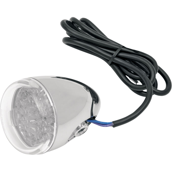 CHRIS PRODUCTS 2020-0353 8887C-LED-R Custom Turn Signal Turn Signal - Red LED - Chrome/Clear