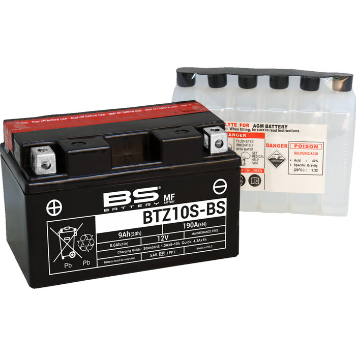 BS BATTERY 2113-0859 300696 Maintenance-Free Battery Battery - BTZ10S-BS (YTZ)