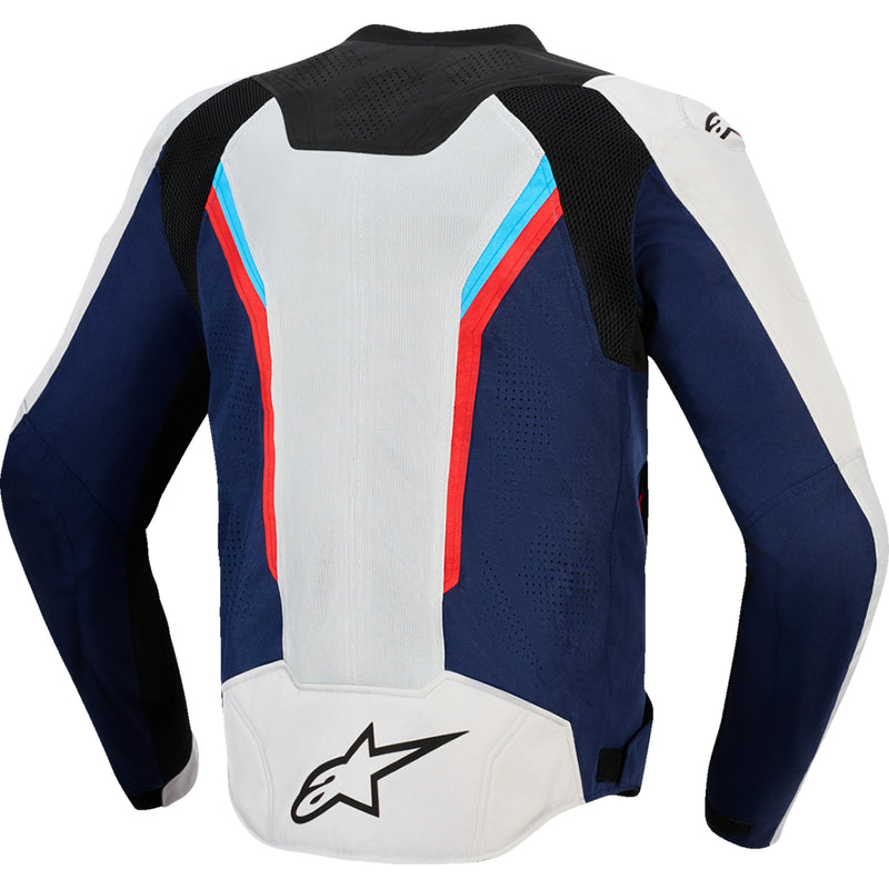 ALPINESTARS AST v3 Air Jacket Silver/Deep - Blue/Bright Red