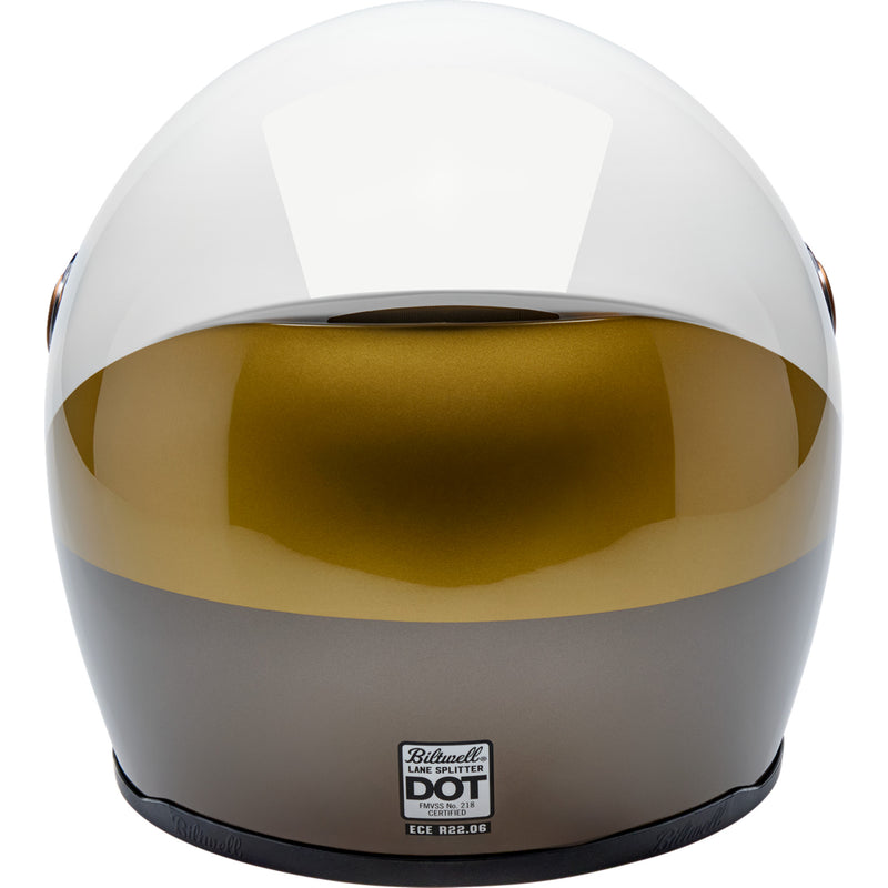 BILTWELL Lane Splitter Intersection Helmet - Gold/Silver/Bronze