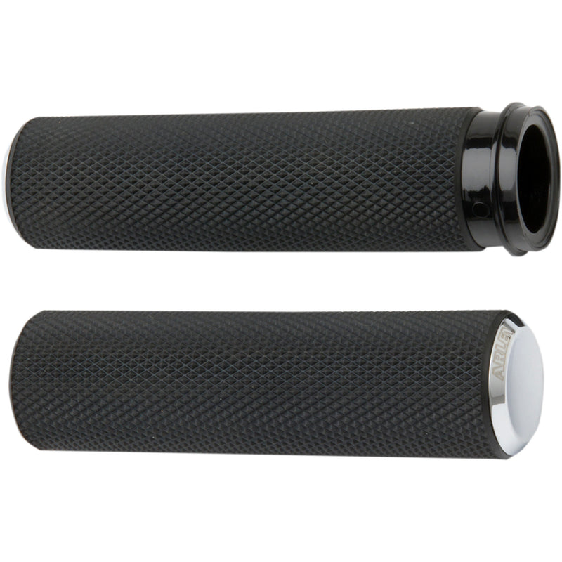 Arlen Ness Knurled Grips - 07-326 For Harley Motorcycles 2008-2025