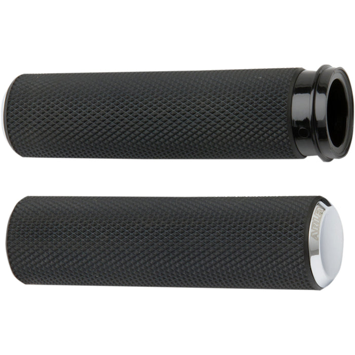 ARLEN NESS 0630-1043 07-326 Knurled Grips - TBW - Chrome