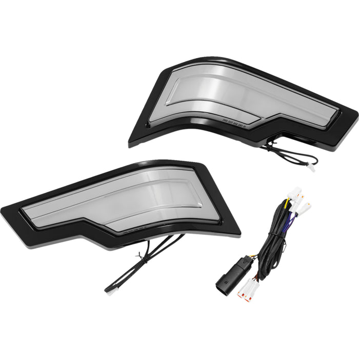 KURYAKYN 2040-3002 KUR2955 Tracer Tour-Pak Lights Tour-Pak Lights - Black - Smoke Lens