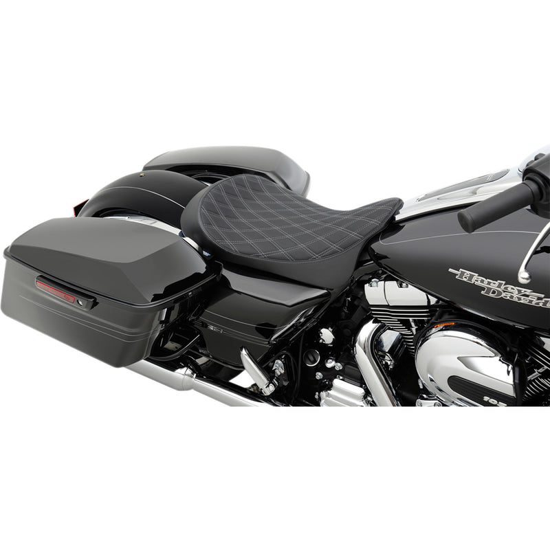 Drag Specialties EZ Mount Seat For Harley Motorcycles 2008-2023