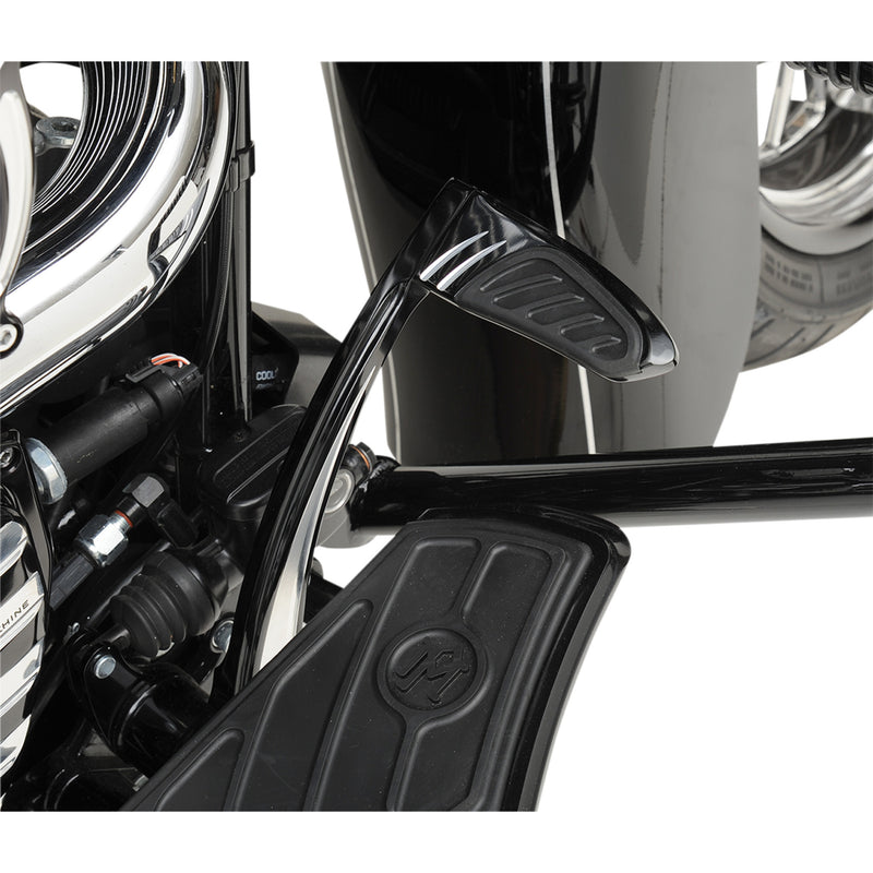 Performance Machine (pm) Contour Brake Pedal - 0032-1081-BM For Harley Touring 2008-2013