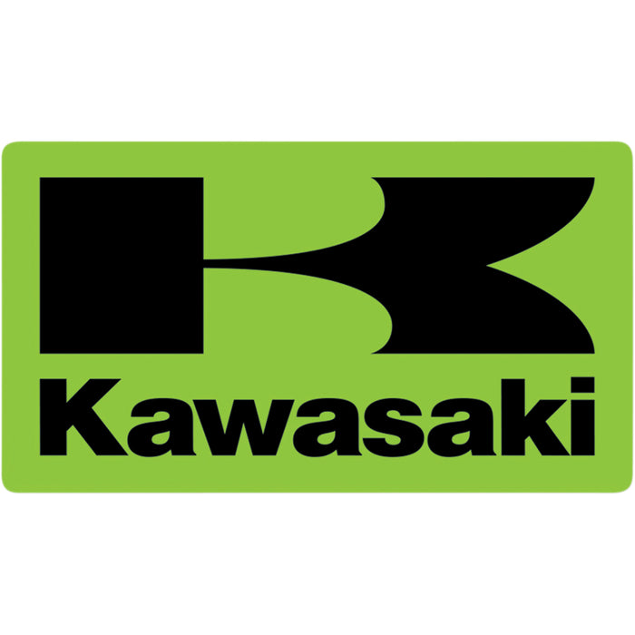 D'COR VISUALS 4320-2281 40-20-109 OEM Decal Kawasaki Icon Decal - 6" - Squared