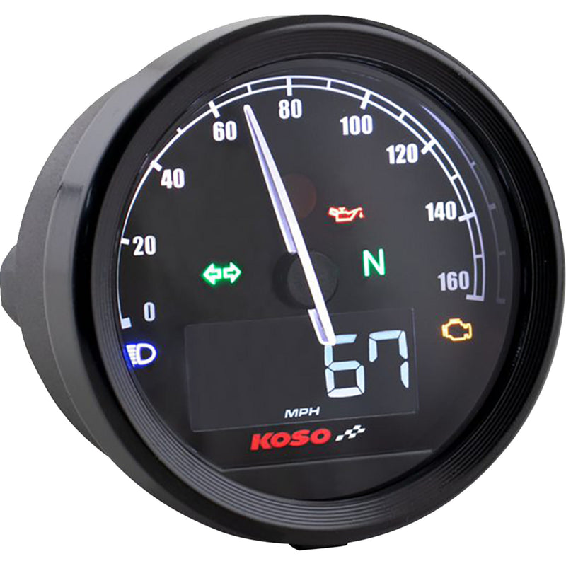 KOSO NORTH AMERICA 2210-0666 BA085001-HD TNT-05S - Speedometer Gauge d60