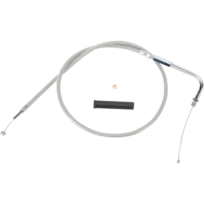 DRAG SPECIALTIES Stainless Braided Throttle Cable