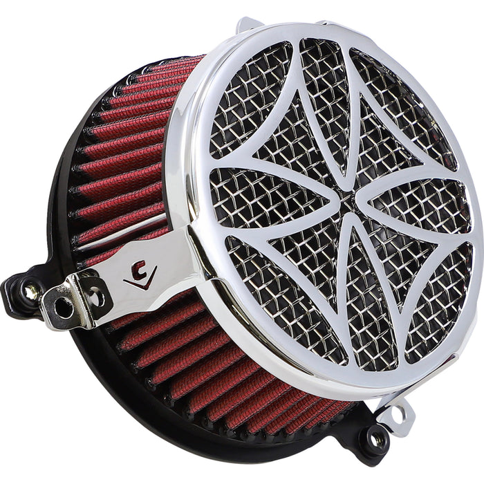 COBRA 1010-3011 606-0102-02-SB Air Cleaner Kit - Chrome