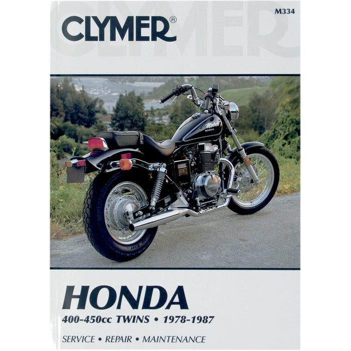 CLYMER M334 CM334 Motorcycle Repair Manual — Honda Manual - Honda 400/450 Twins