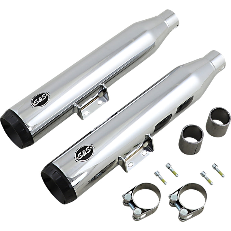 S&s Cycle Grand National Muffler - 550-0757B For Harley Softail 2018-2022