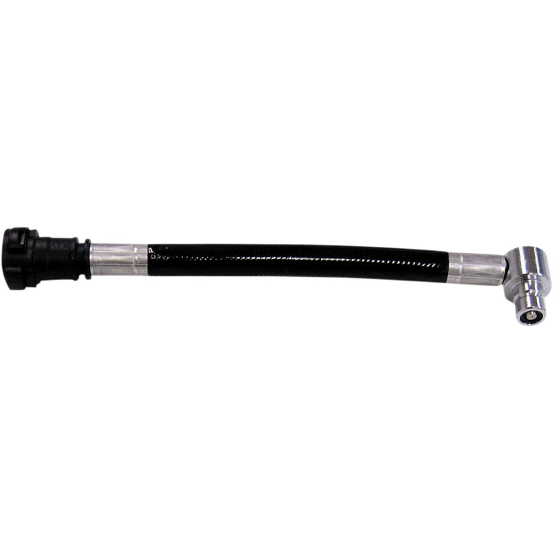 Goodridge Fuel-Injection Line Black Dyna Softail Touring - HDFL-001EFI/BK For Harley Motorcycles 2001-2017