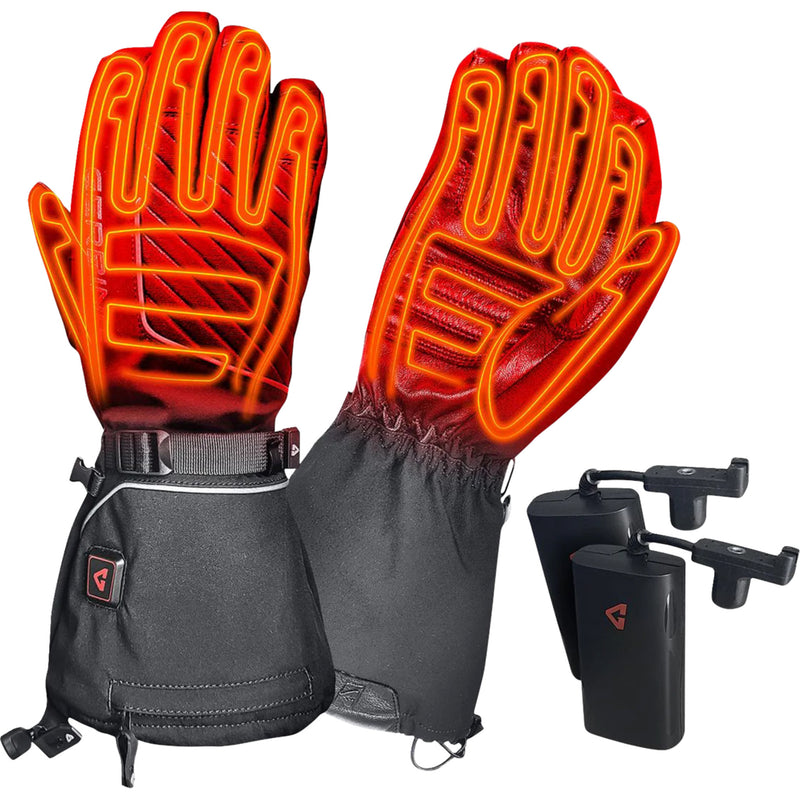 GERBING HEATED CLOTHING Women's 7 V Atlas Ultra-Flex Battery Gloves Black