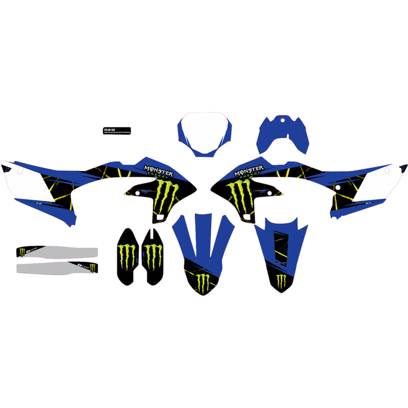 D'cor Visuals Graphic Kit - 20-50-135 Yamaha YZ 450 / YZ 250 2023-2025