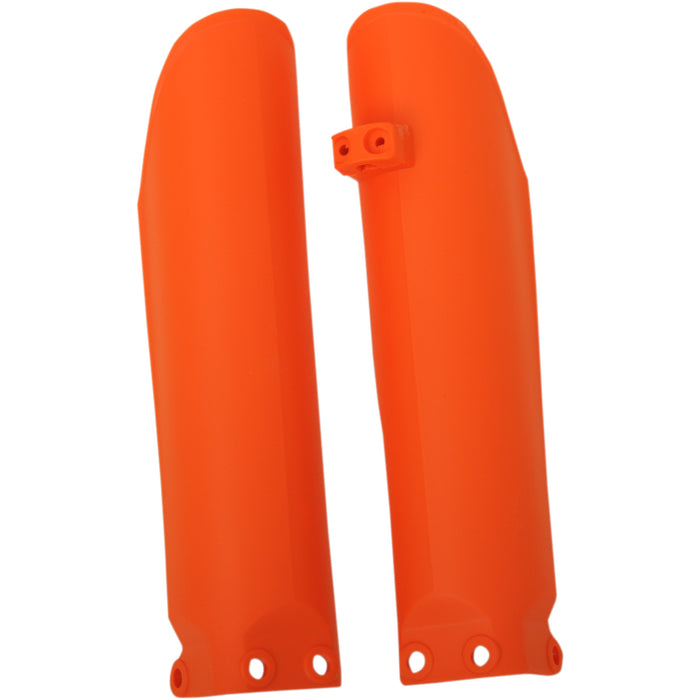 ACERBIS 0412-0350 2319635226 Replacement Fork Covers for KTM/Husqvarna — Fork Lower Fork Covers for Inverted Forks - '16 Orange