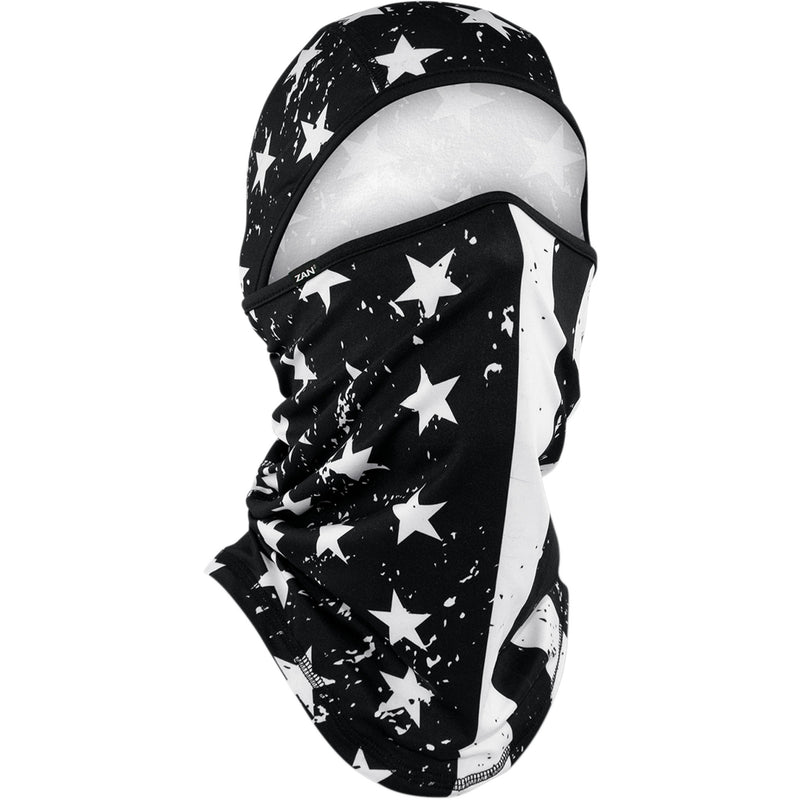 ZAN HEADGEAR 2503-0380 WB4L091 SportFlex® Convertible Balaclava black/white flag