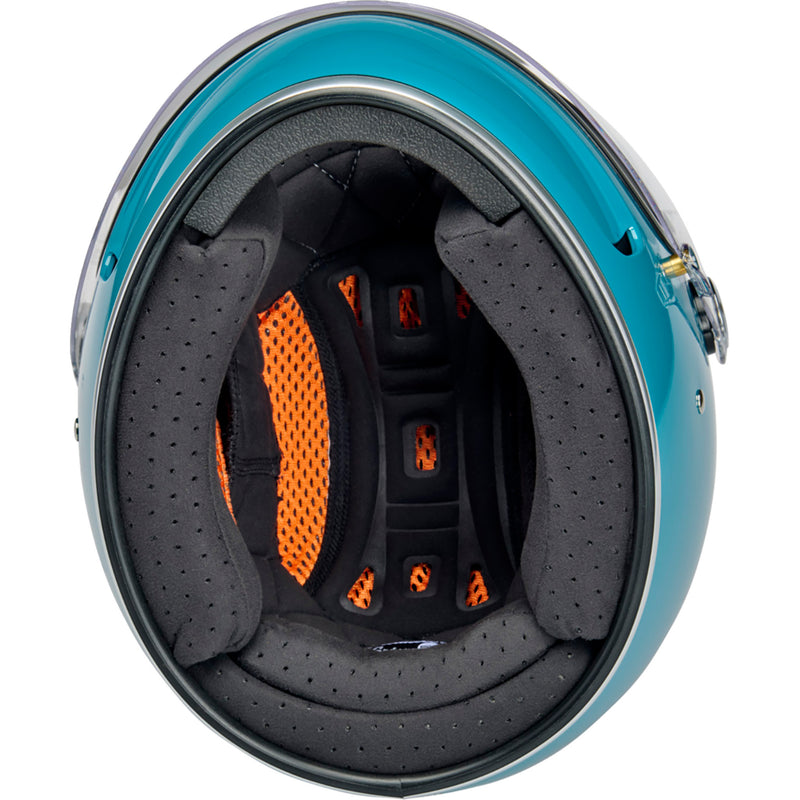 BILTWELL Gringo SV Helmet Gloss - Atlantic Teal