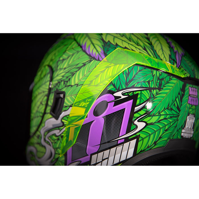 ICON 0101-14082 Airform™ Ritemind Glow™ Helmet Airform™ Helmet - Ritemind Glow™ - Green - XL