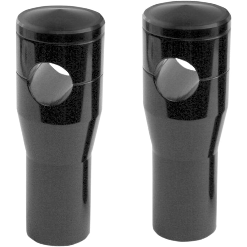 Accutronix Elite Custom Billet Aluminum Risers Springer 4" Black - HRS1354-B For Harley Softail 1988-2011