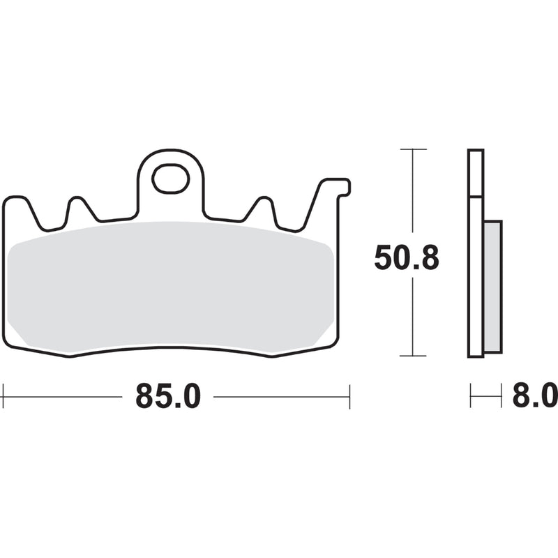 Sbs Brake Pad - 900HS For Harley LiveWire / Pan America 1250 / Pan America 1250 Special RA1250S 2019-2024 | Ducati Motorcycles 2013-2025